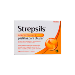 Strepsils con vitamina c pastillas para chupar