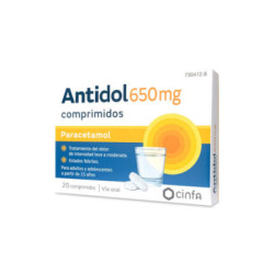 Antidol 650 mg 20 comprimidos